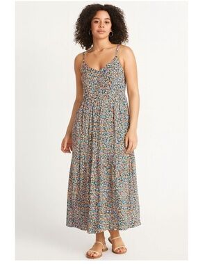 Old Navy Floral Maxi Boho Dress with Pockets